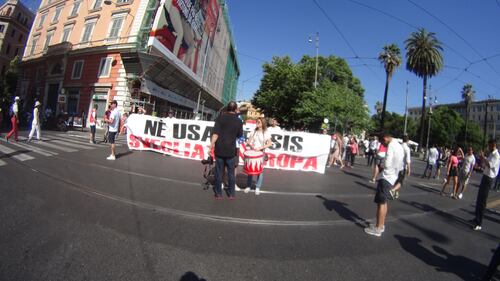 Il corteo di Forza Nuova contro l'Isis e i suoi finanziatori 7