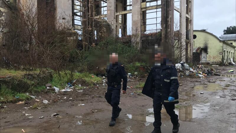 Il blitz dei vigili nella ex fabbrica della Penicillina 4