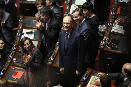 Letta rientra a Montecitorio da semplice deputato 4