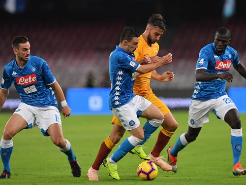 Il Napoli riprende la Roma al 90': finisce 1-1 al San Paolo