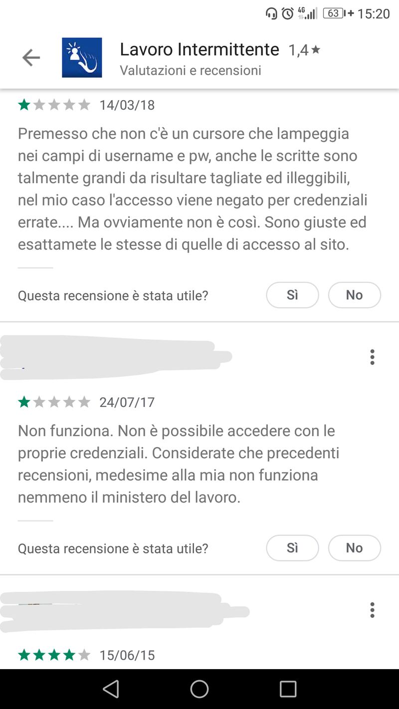 L'app trova lavoro del Ministero non funziona: la rabbia degli utenti 2