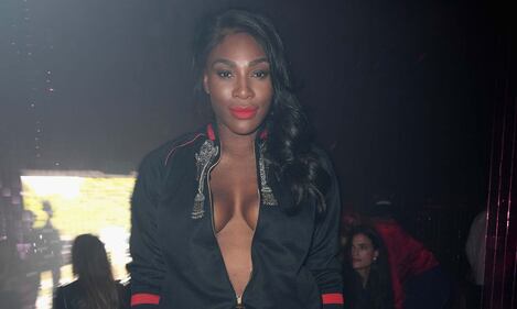 Serena Williams, seno in mostra alla Milano Fashion Week 1