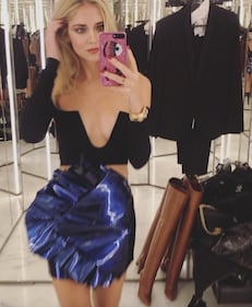 Chiara Ferragni mozzafiato in pizzo nero 8