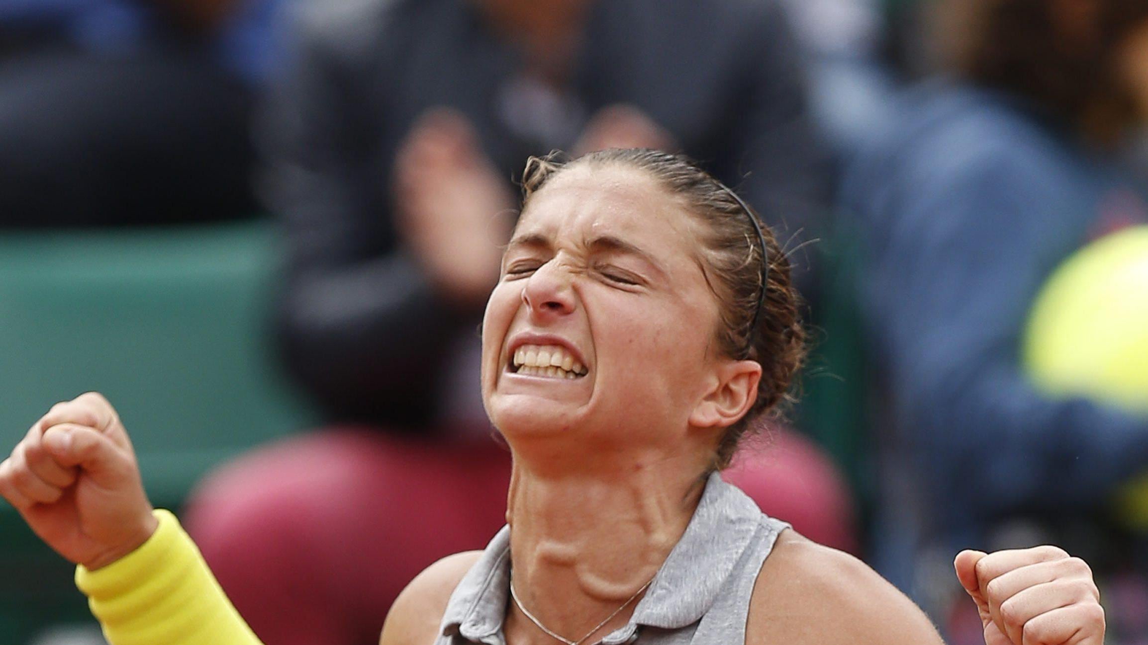 Errani, fine della corsa Sbatte contro la Petkovic asfaltata senza lottare