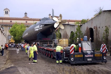 Il sottomarino Toti e il suo viaggio verso Milano 5