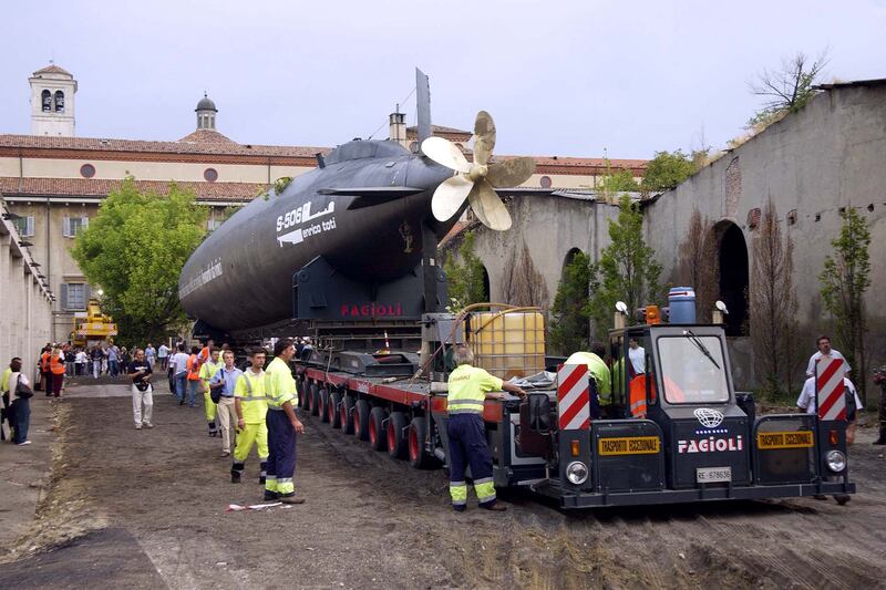 Il sottomarino Toti e il suo viaggio verso Milano 5