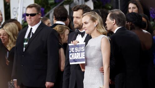"Je suis Charlie", ai Golden Globe la solidarietà con Parigi 1