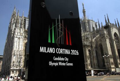Il logo delle olimpiadi invernali Milano Cortina 5
