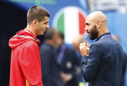 Zaza, mani in faccia con Morata. Poi l'abbraccio di Chiellini 1