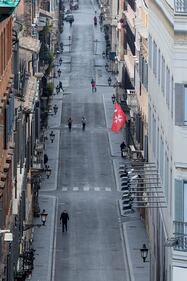 Roma deserta per l'emergenza Covid-19 8