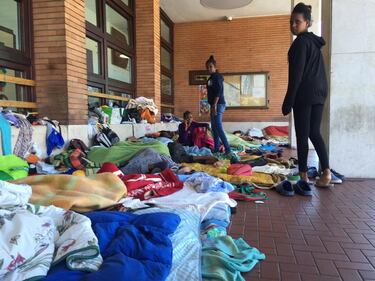 Fra i migranti di Como 6
