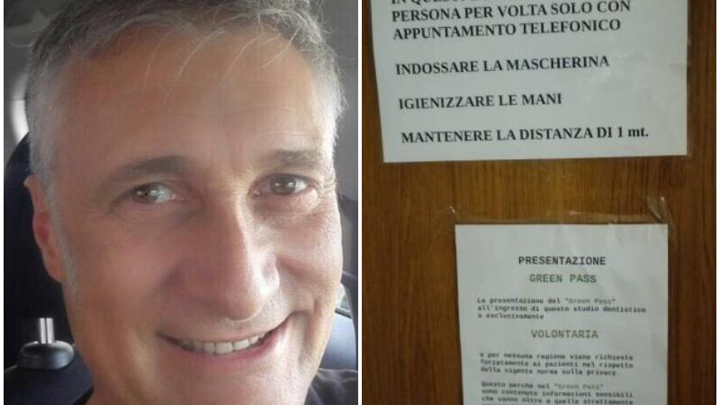 Ecco chi è il No vax col braccio in silicone