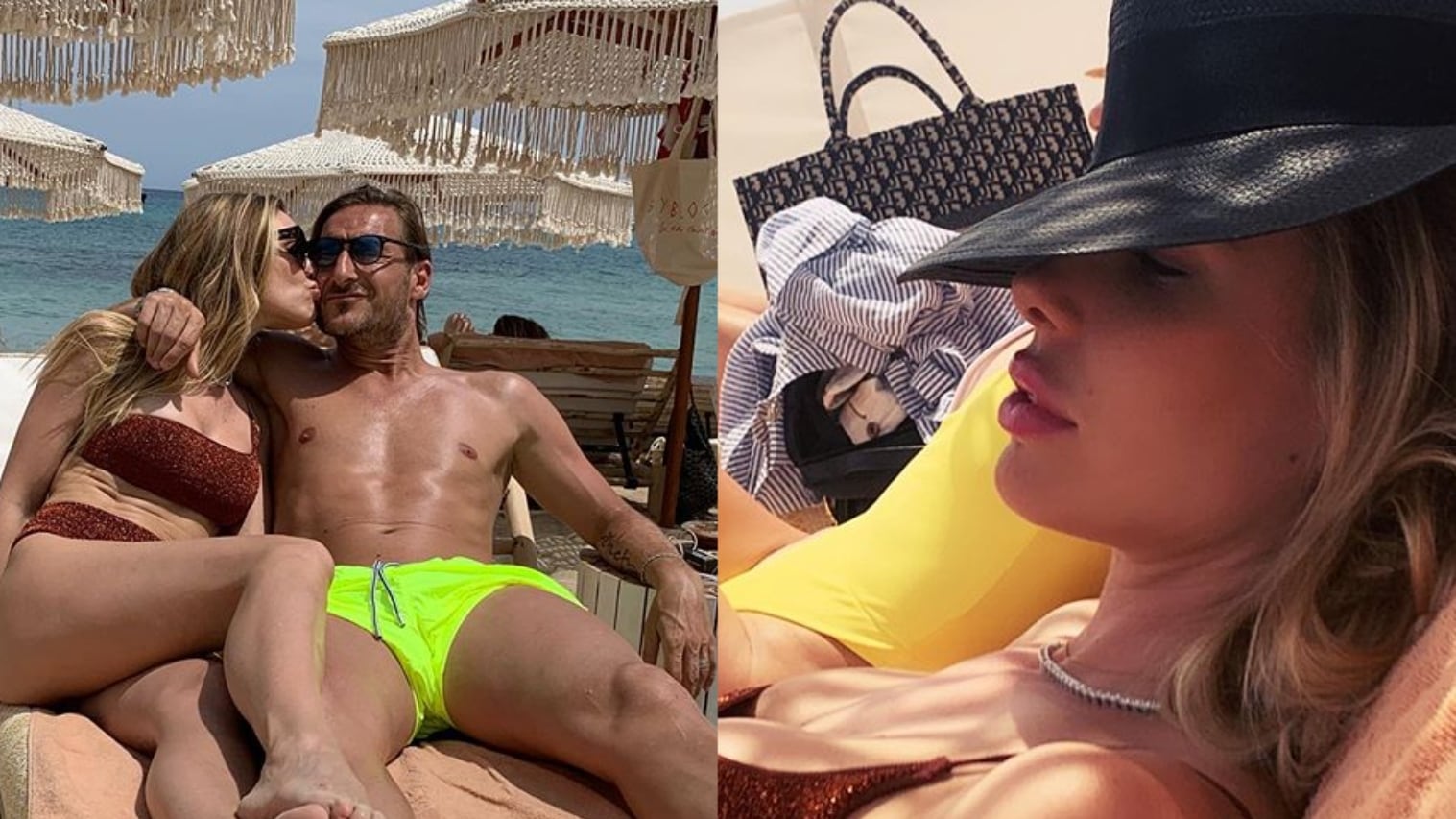 Francesco Totti e Ilary Blasi hot a Ibiza, per i 14 anni di matrimonio. Lui promette: "Per sempre"