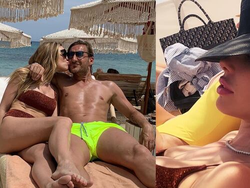 Francesco Totti e Ilary Blasi hot a Ibiza, per i 14 anni di matrimonio. Lui promette: "Per sempre"