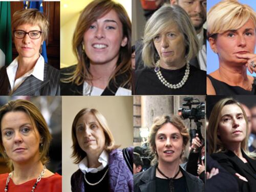 Chi sono gli otto ministri donna del governo guidato da Matteo Renzi