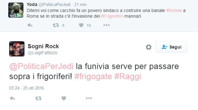 Raggi: "Troppi frigoriferi per strada". E su Twitter è subito #frigogate 16