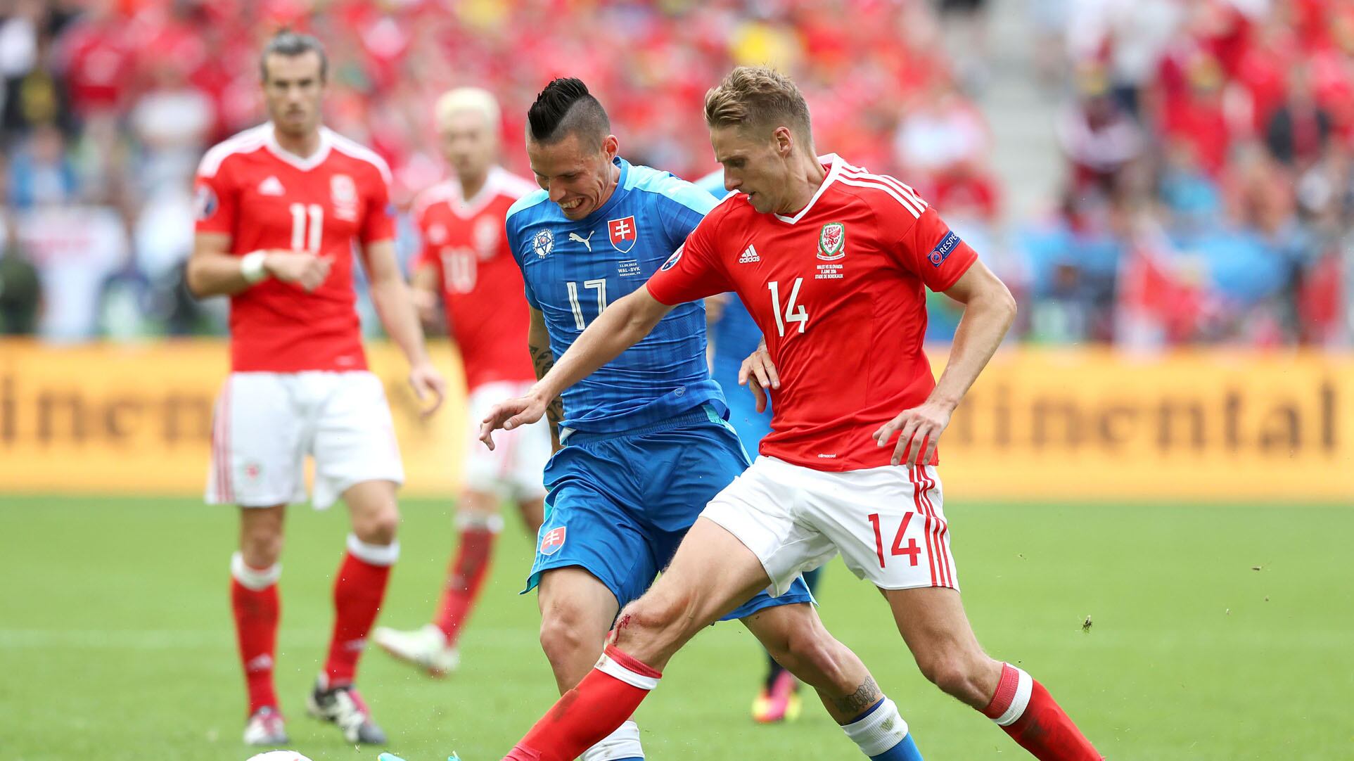 Euro 2016, il Galles batte la Slovacchia di Hamsik