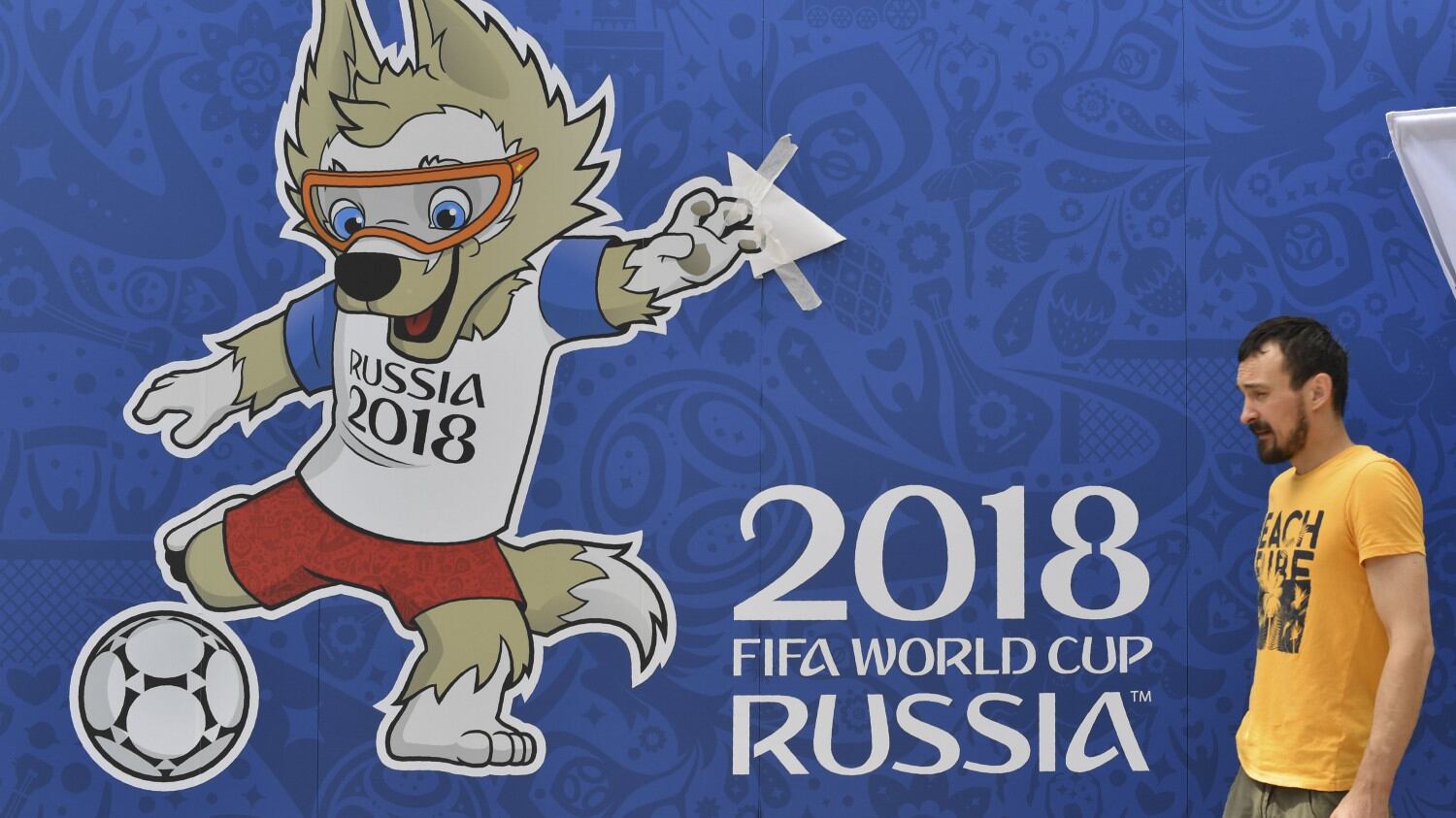 Il lupo Zabivaka è la mascotte di Russia 2018