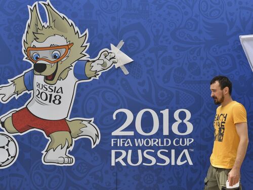 Il lupo Zabivaka è la mascotte di Russia 2018