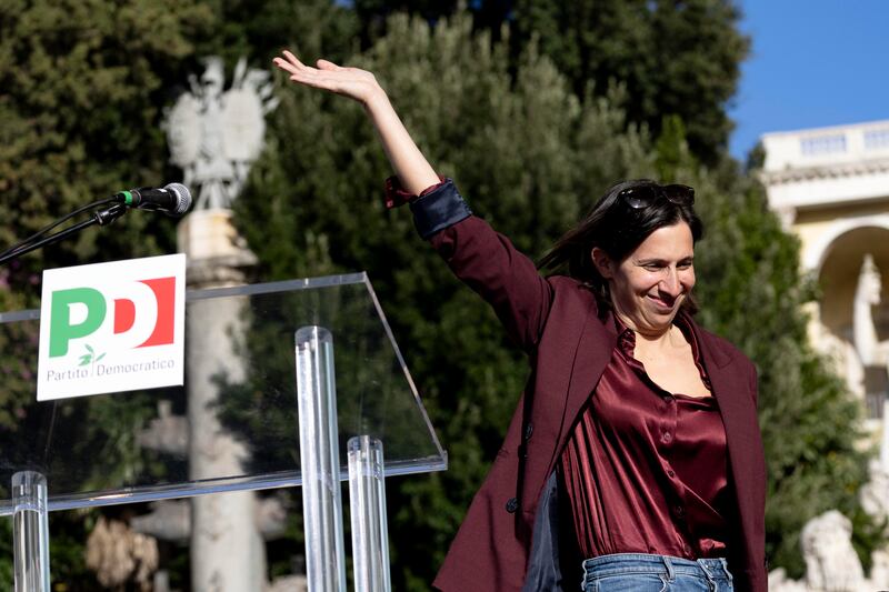 Manifestazione Pd a Roma