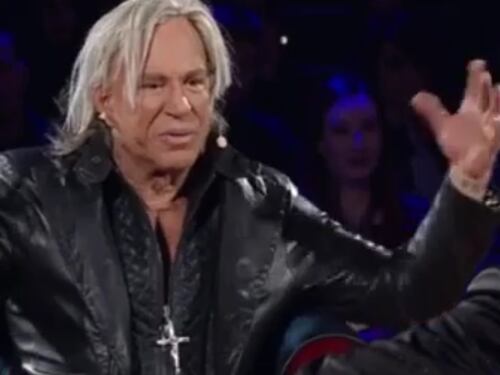 Mickey Rourke da Bonolis: lo sputo sul palco, poi l'attacco a Hollywood