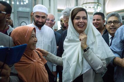 La Boldrini in visita alla moschea di Roma: "Islam religione di pace" 2