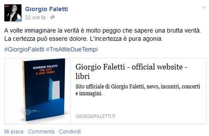 Gli ultimi messaggi di Giorgio Faletti 2