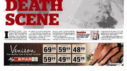 Caso Pistorius, giornale pubblica la foto della scena del crimine