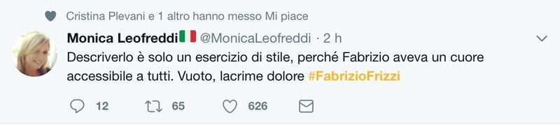Fabrizio Frizzi, il cordoglio social dei vip 14