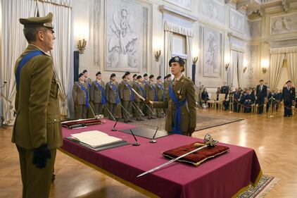 Accademia militare, il giuramento degli ufficiali 204° corso "Volontà"S 2