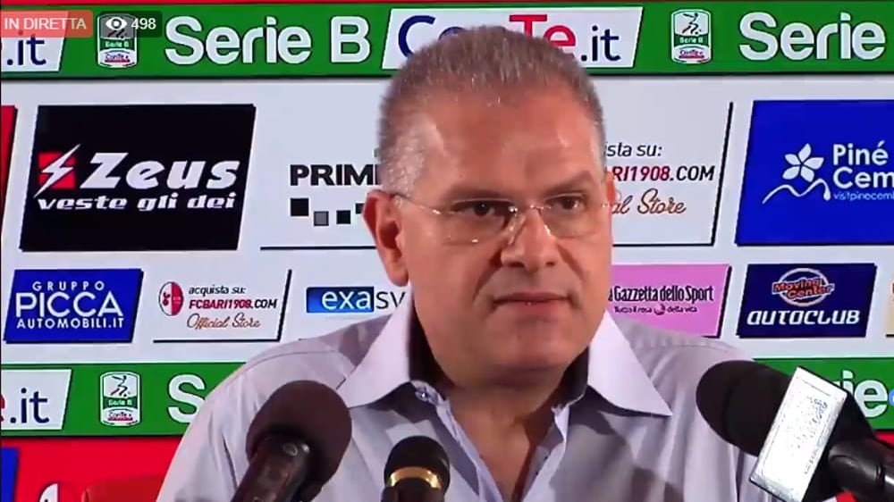 In manette Cosmo Giancaspro, ex presidente del Fc Bari