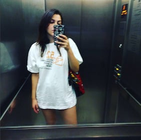 Valentina Nappi nuda in ascensore 2