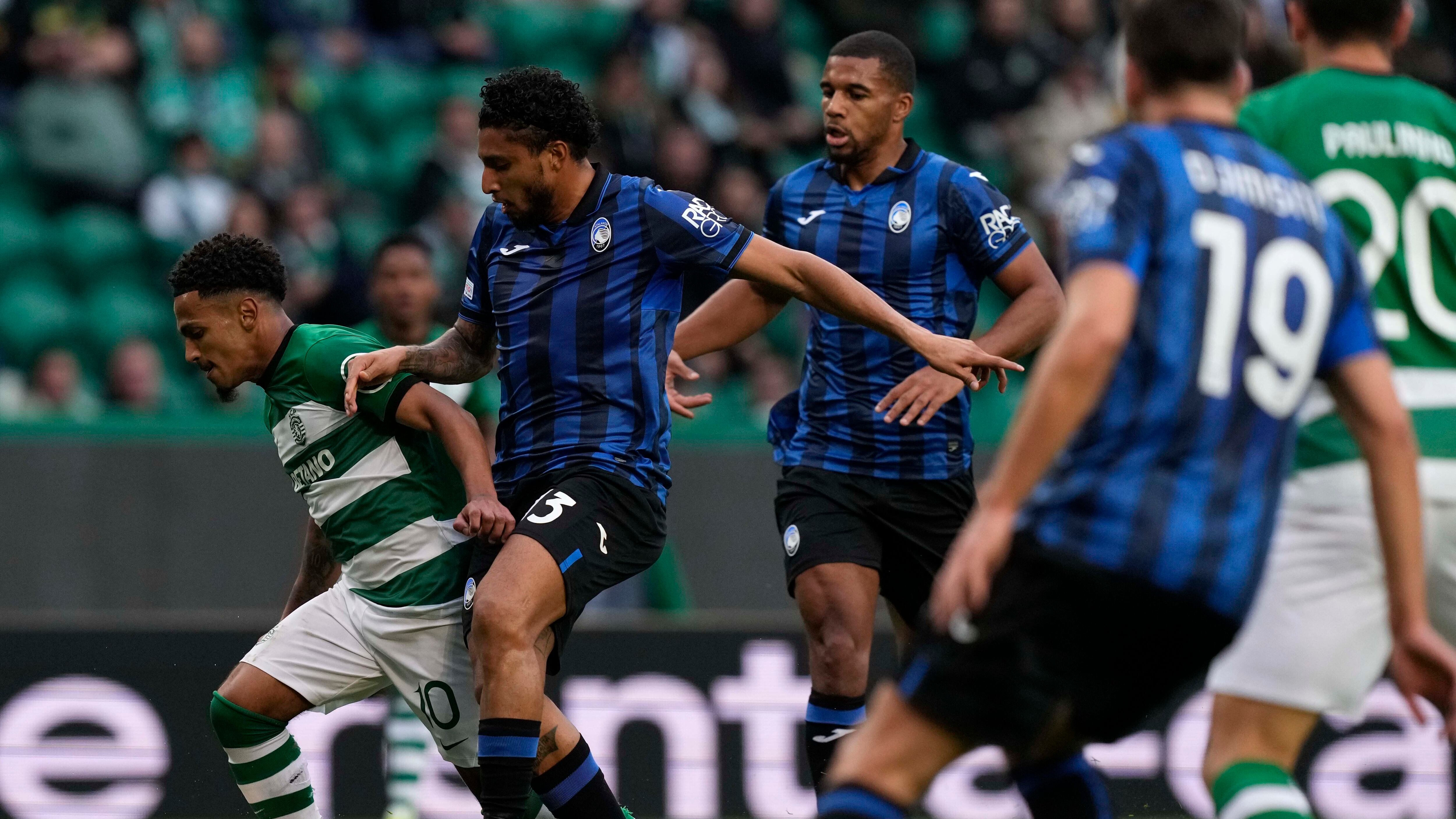 Pari e spettacolo tra Sporting Lisbona e Atalanta. Nerazzurri sfortunati con tre pali colpiti