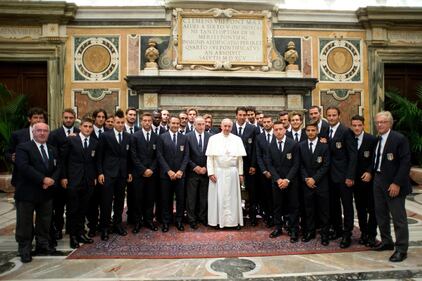 Italia e Argentina in udienza da papa Francesco 2