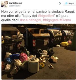 Raggi: "Troppi frigoriferi per strada". E su Twitter è subito #frigogate 1