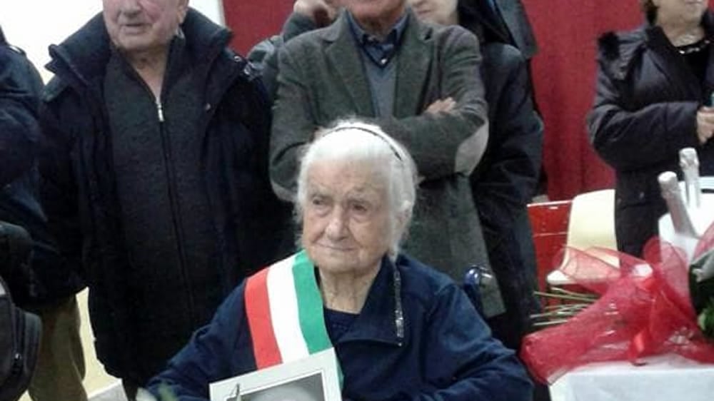 È morta nonna Peppa, la donna più anziana d'Europa