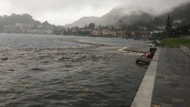 Maltempo, nel Lago Maggiore 2 milioni di litri d'acqua al secondo