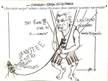 La vignetta del giorno: gli impegni del presidente 1