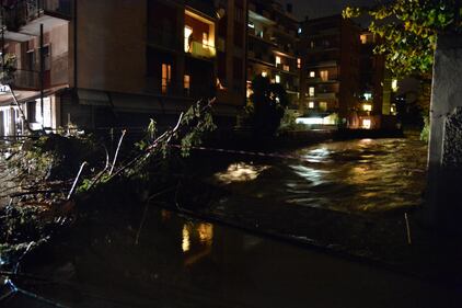 Chiavari: sott'acqua: danni e disagi causati dall'Entella 15