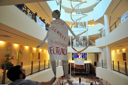 Università San Raffaele, occupazione degli studenti 8