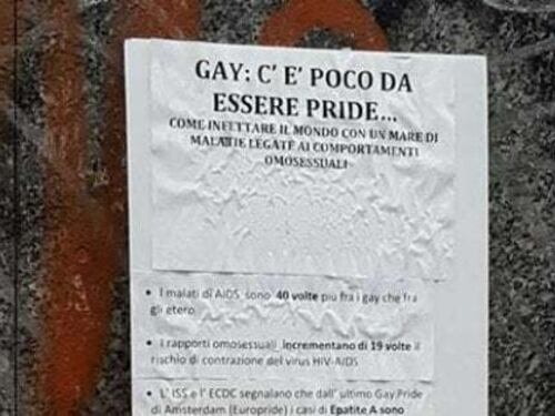 "I gay infettano il mondo": manifesto in liceo a Milano