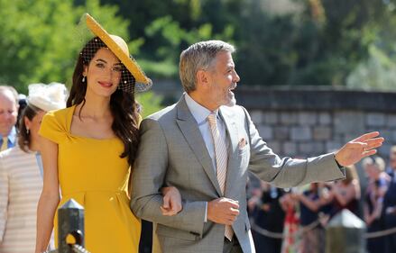 Royal Wedding: George Clooney e Amal alle nozze 15