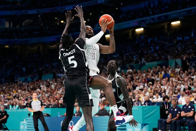 LeBron James Omot USA Sud Sudan Parigi 2024