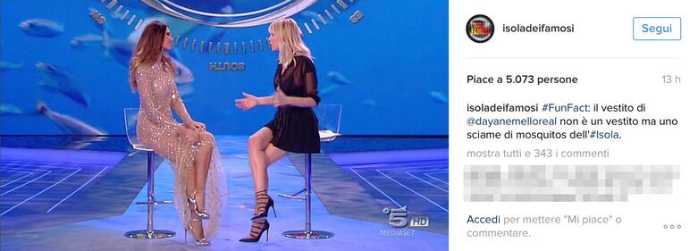 Dayane Mello hot all'Isola 2017, ecco l'abito con i mosquitos 1