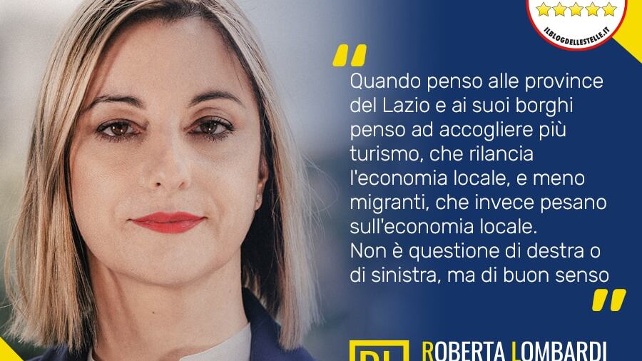 Regionali Lazio, Lombardi: "Più turisti e meno migranti"