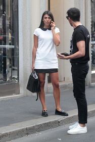 Dayane Mello e Giulia Salemi shopping a Milano 8
