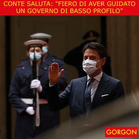 Ecco la satira del giorno. L'addio di Conte 1
