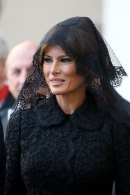Melania Trump incontra Papa Francesco 1