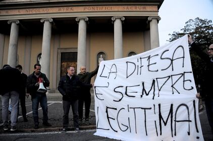 Marcia in solidarietà del pensionato 1