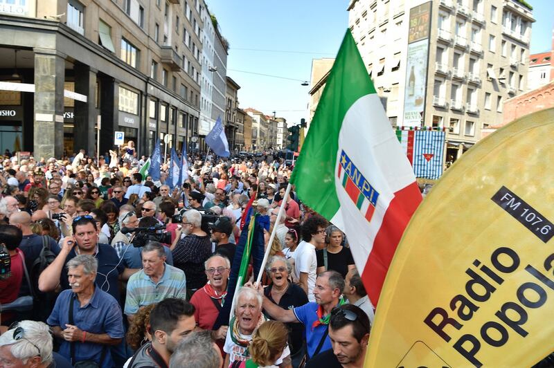 Sinistra in piazza contro Salvini e Orban 6